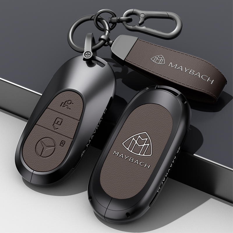 适用奔驰迈巴赫GLS480钥匙套GLS600 GLS450车S级全包高级金属壳