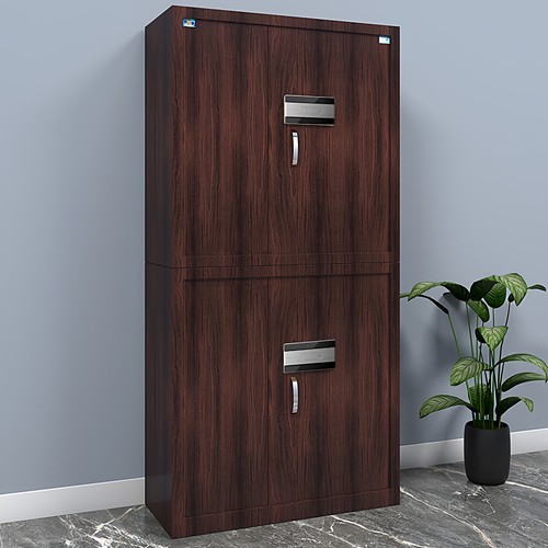 虎牌tiger电子大型木纹色保密柜