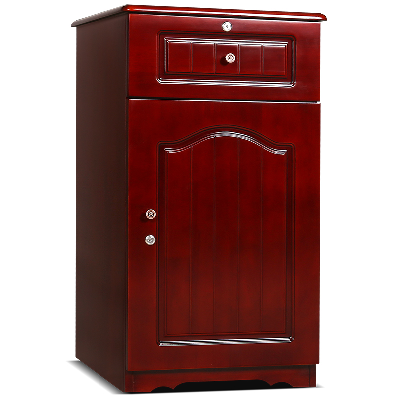 虎牌保险箱CSP认证家用实木 隐形床头柜式保险柜90型可选智能款可选指纹款 可选电子密码款可选防火层款