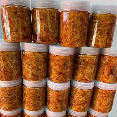 1斤包邮 云南德宏傣味油淋酸笋油笋酸臭下饭酸辣笋油炸笋油焖嫩笋