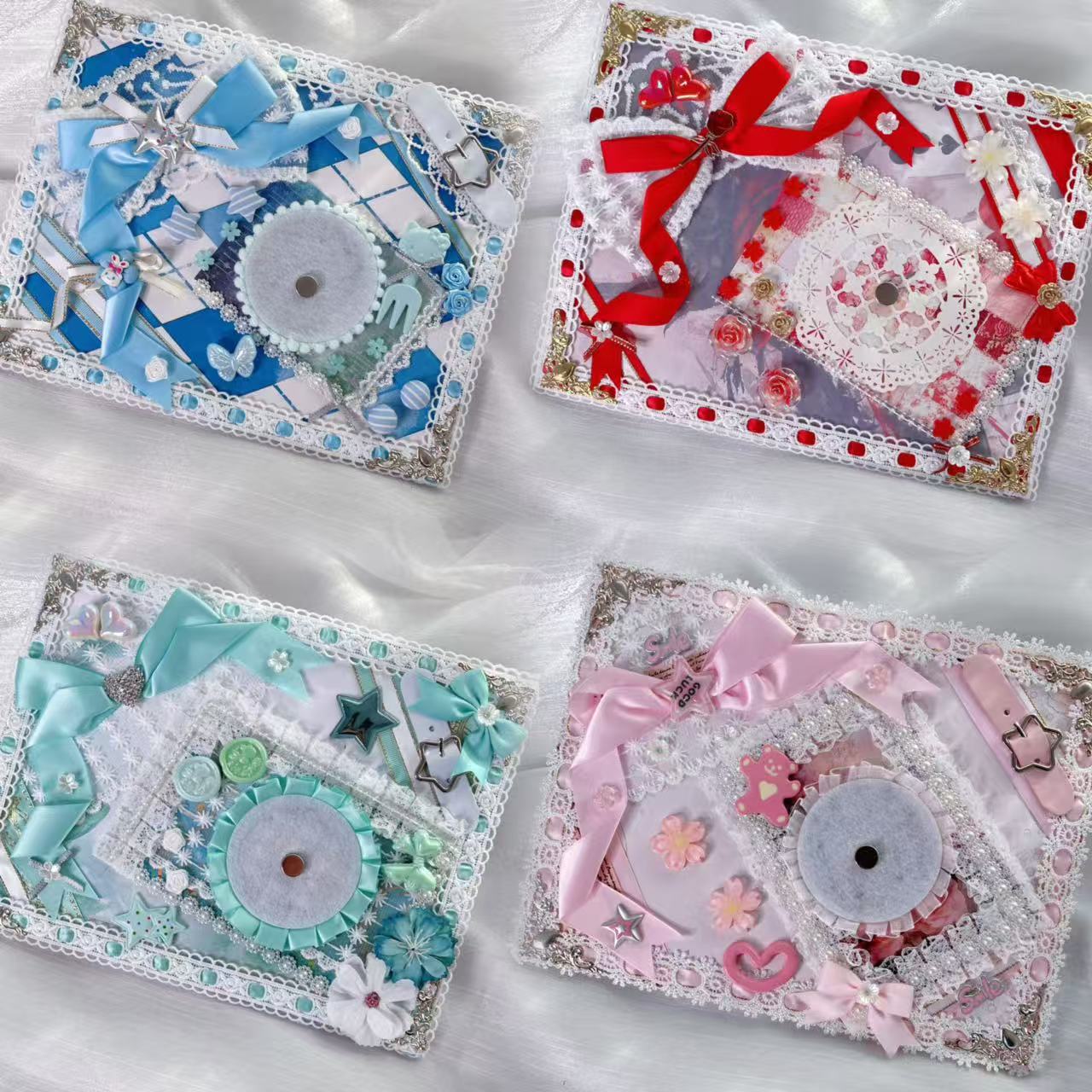 长方形痛板圆形徽章托点缀痛包装饰可爱甜美痛包谷美填充饰品