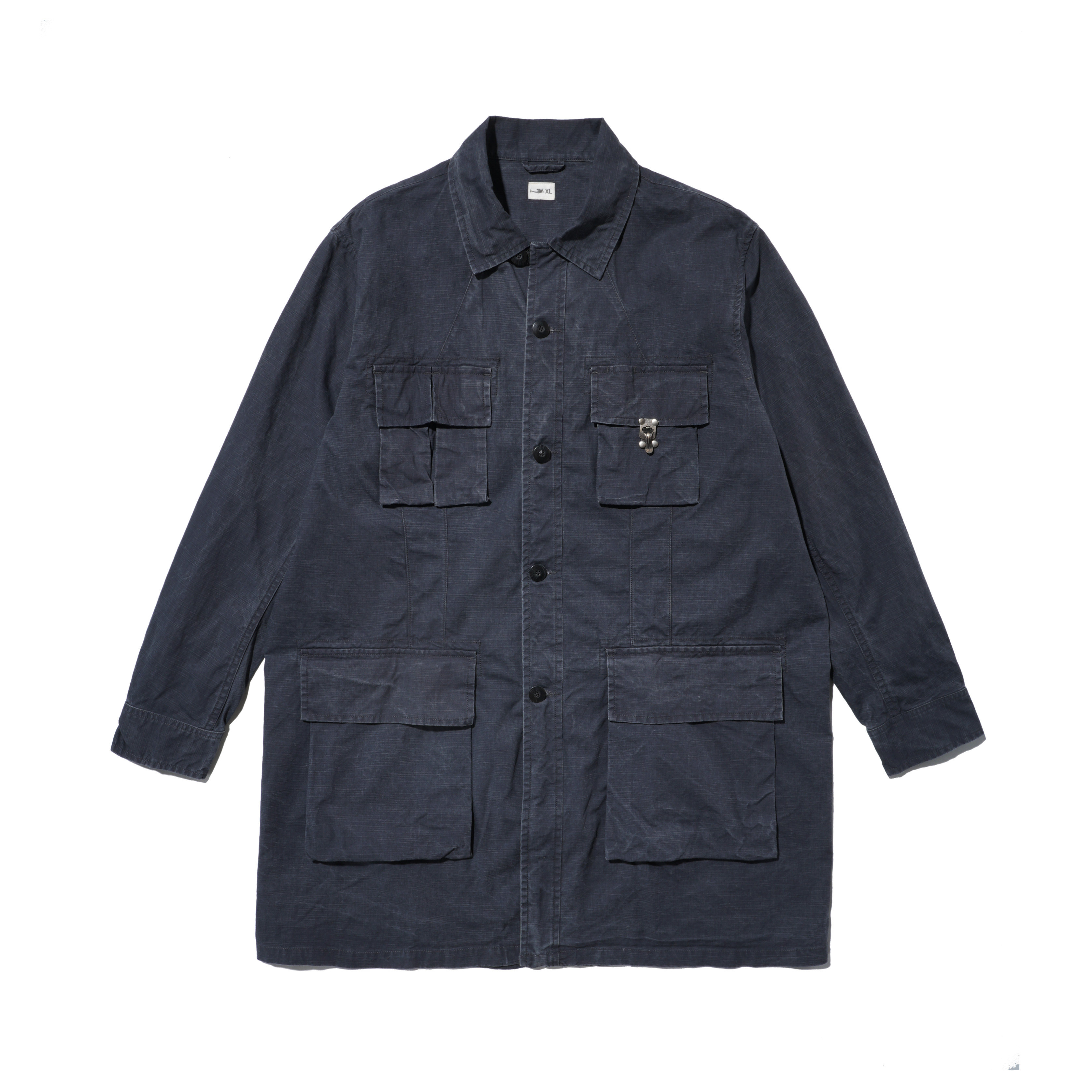 XCCC鱼骨竹节棉四袋衬衫风衣外套