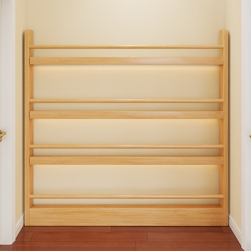 实木书架幼儿园绘本架超薄儿童小书柜走廊过道尽头壁挂多层置物架,住宅家具,书架,淘宝优惠券,粉丝福利购,淘宝优惠卷