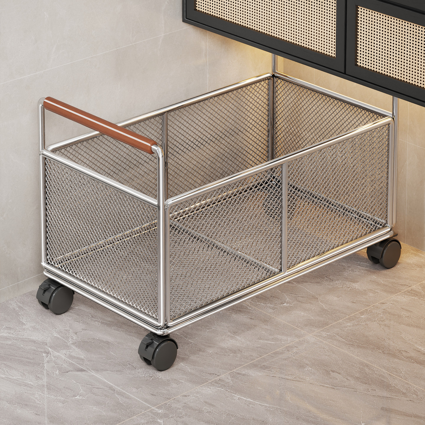 浴室柜下置物架洗漱台浴室移动收纳筐小推车家用洗衣液袜子脏衣篓,家庭/个人清洁工具,浴室角架/置物架,淘宝优惠券,粉丝福利购,淘宝优惠卷