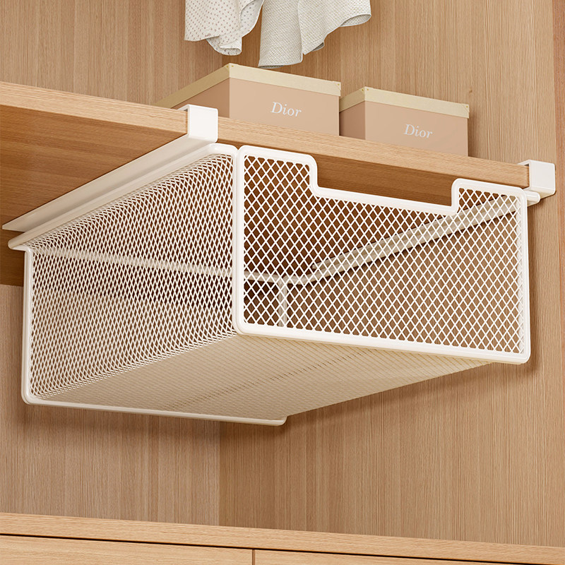 放袜子收纳神器拉篮储物盒内衣内裤盒衣柜下分层架抽屉悬挂式挂篮,收纳整理,内衣收纳盒,淘宝优惠券,粉丝福利购,淘宝优惠卷