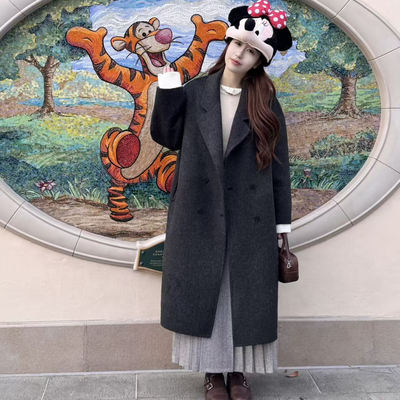 高端设计师加厚双面大牦牛绒外套