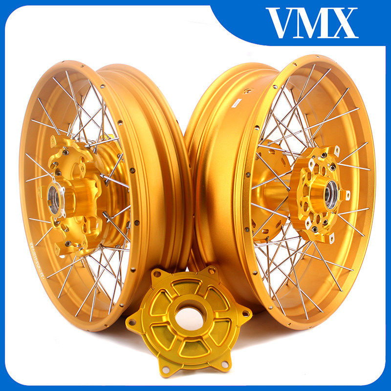 VMX-Racing 真空辐条轮辋轮组适配宝马F800GS/ADV 钢圈外圈金色