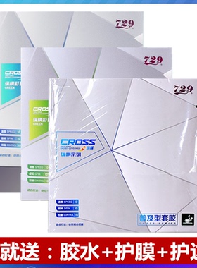 正品友谊729普及型训练套胶729普及套绿色反胶纵横乒乓球胶皮套胶