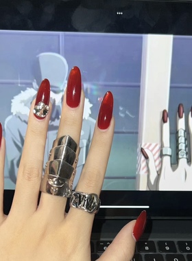 盔甲戒指银色枪黑色NANA同款周边土星多层薇薇安典藏现货活动小众