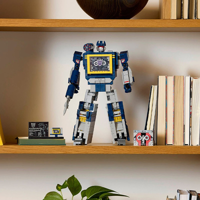 声波霸天虎变形机甲汽车人机器人男孩儿童拼装积木玩具模型10358