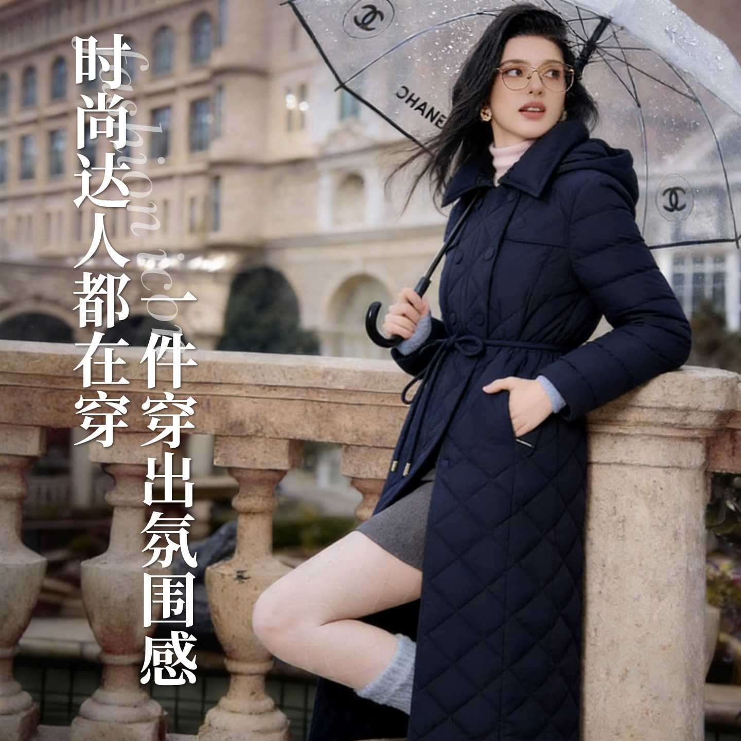 新款加厚外套帽长款加厚羽绒服