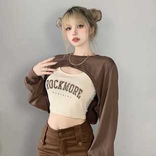 女团打歌服上衣背心罩衫甜辣y2k尊巴舞蹈服kpop爵士jazz跳舞衣服