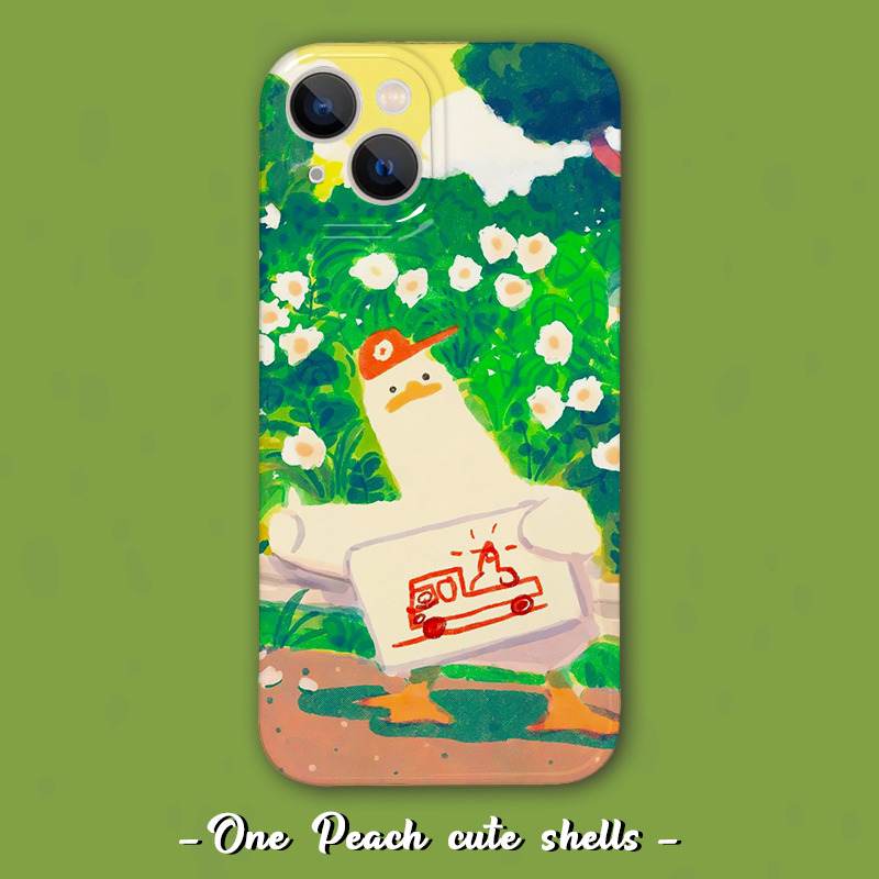 ins风可爱春日动物手机壳