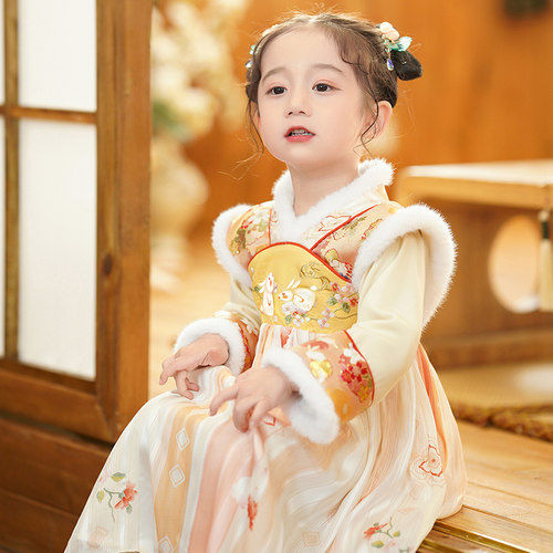 女童汉服冬款汉服襦裙