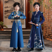 女童古风古装 中国风童装 男童国学服演出服 汉服男2025新款 儿童唐装