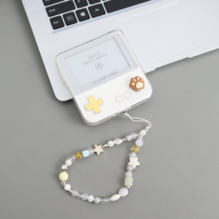 适用于百词斩MAX透明水晶壳 高透硅胶搭配多种挂绳链贴纸按键贴