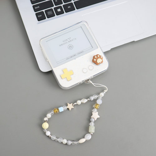 适用于百词斩MAX透明水晶壳 高透硅胶搭配多种挂绳链贴纸按键贴