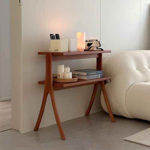 美之趣中古实木置物架