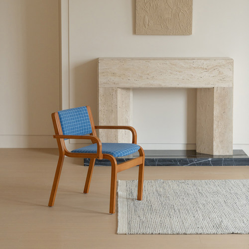 美之趣 中古餐椅复古风扶手椅家用丹麦设计师椅子书桌椅