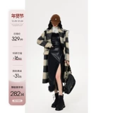 Длинное шерстяное демисезонное стеганое шерстяное пальто, премиум класс, увеличенная толщина, средней длины, подходит для подростков