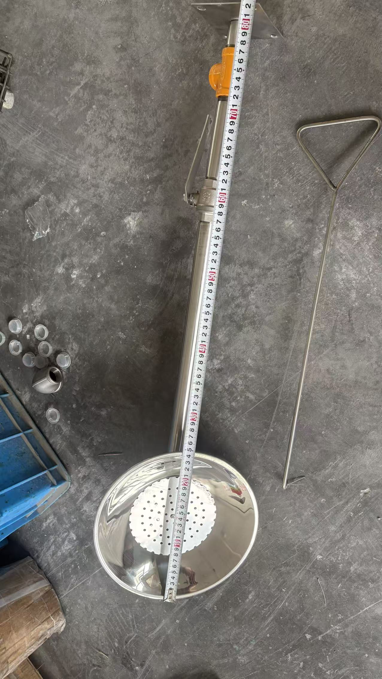 洗眼器配件304不锈钢紧急冲淋洗眼器 洗眼器花洒洗眼器喷头洗眼器