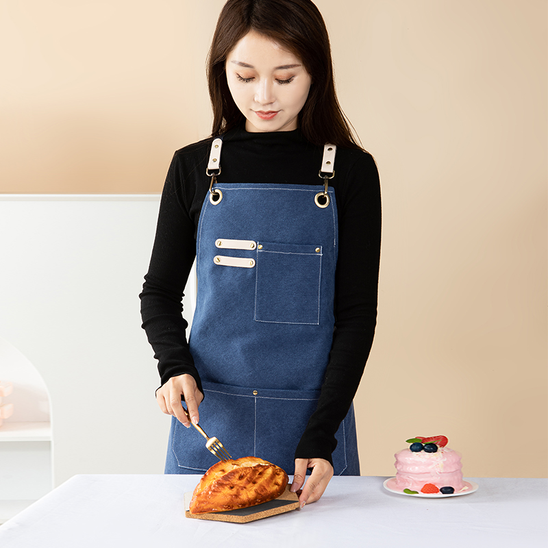 围裙定制logo印字防水餐饮专用