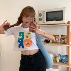 Cotton summer new net red design Short Sleeve T-Shirt