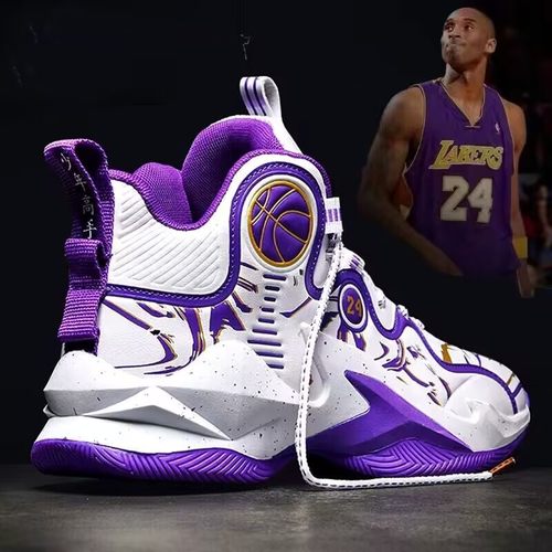 科比24aj中大童摩擦有声音篮球鞋