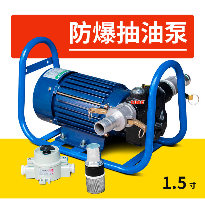 220V380V电动防爆抽油泵汽油泵直联式移动卸柴油泵大流量大功率泵