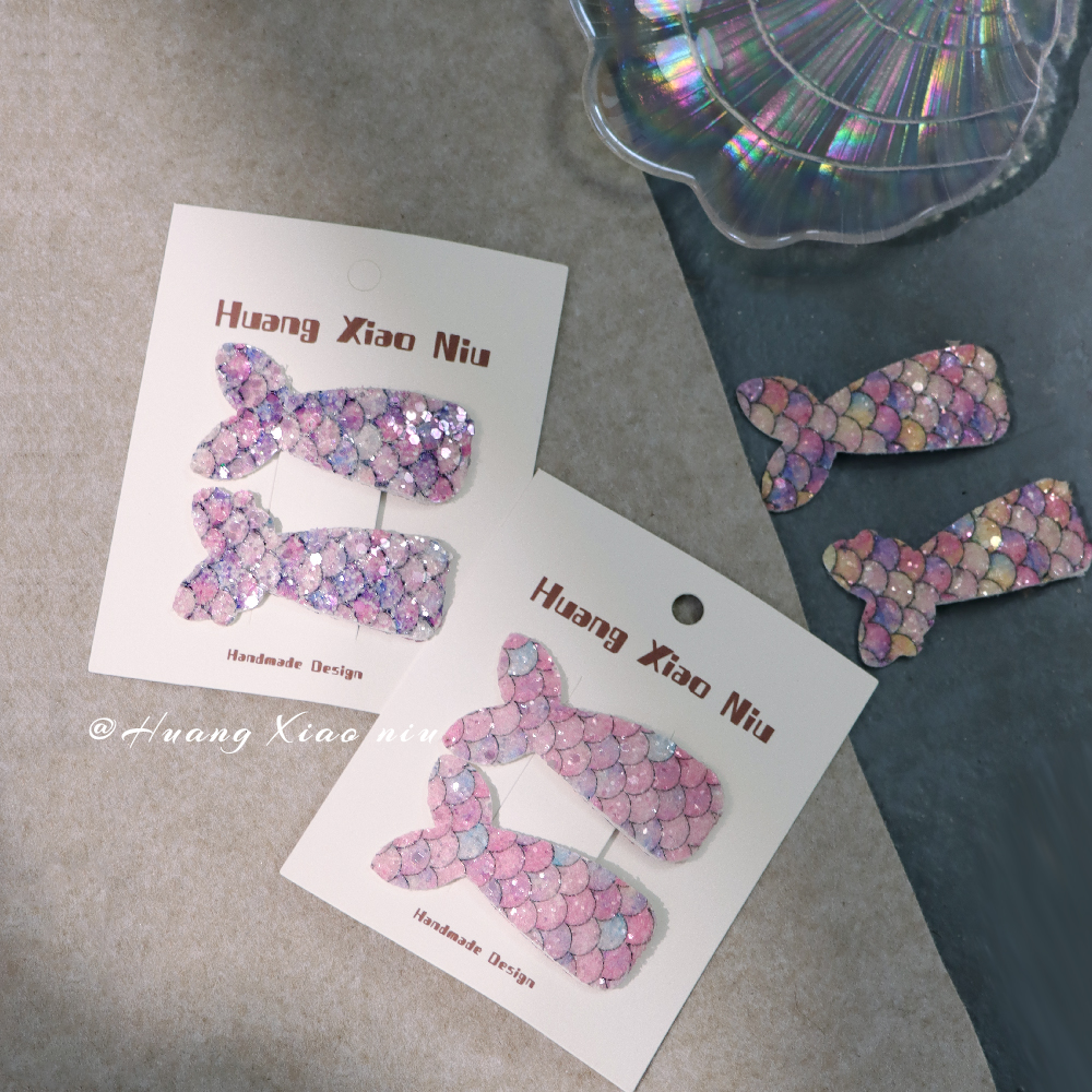 儿童可爱亮片刘海发夹