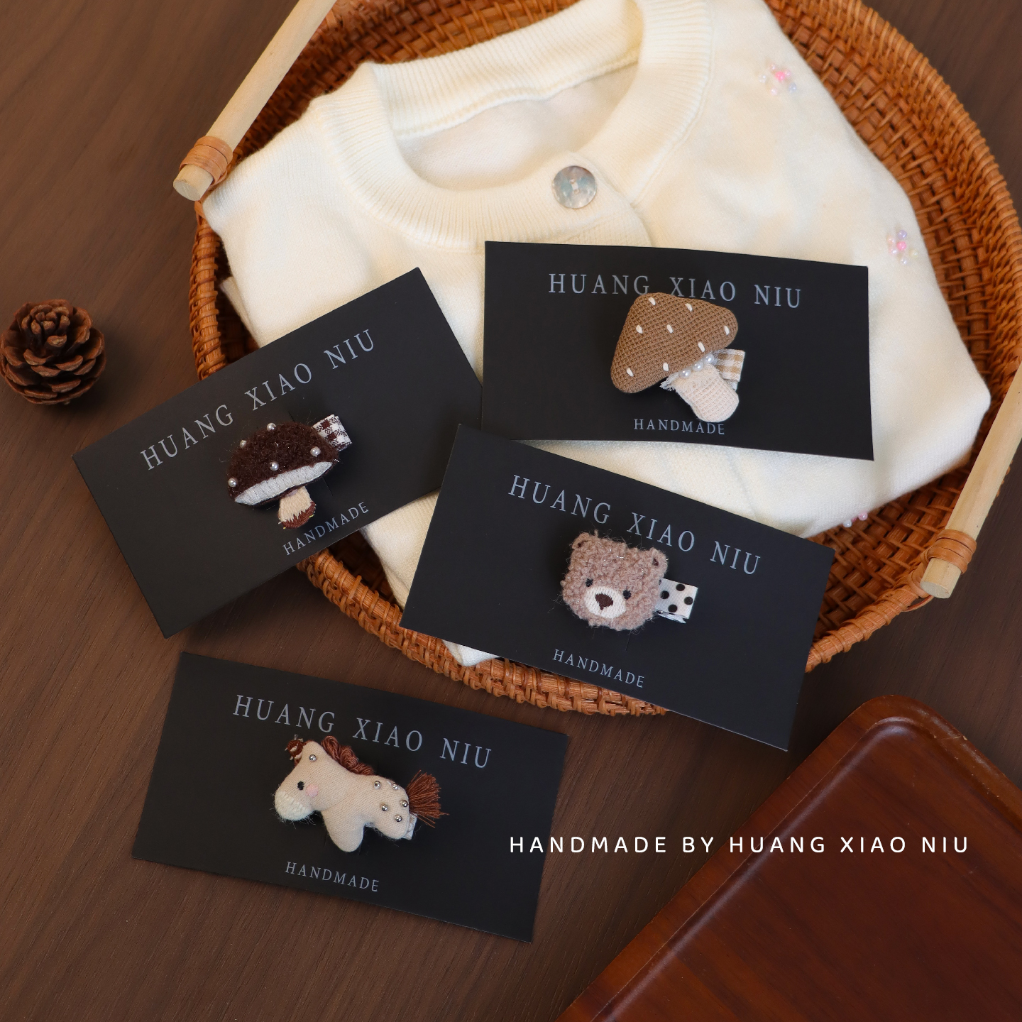 黄小妞儿童发饰女童发夹