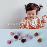 Маленькая детская безвредная милая резинка, аксессуар для волос, не повреждает волосы, простой и элегантный дизайн