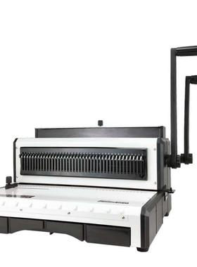 G930A重型梳式胶圈夹条装订机抽刀方孔手动打孔机厂家广州装订机