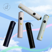 闲象黑胶铅笔伞upf50 超轻太阳伞 防晒防紫外线户外遮阳伞便携式