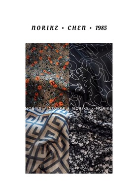 复古长绒棉小方巾NK41021