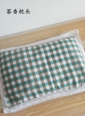 茶叶枕头绿茶枕成人茶叶茶香枕助睡眠护颈椎枕芯深度睡眠草本枕
