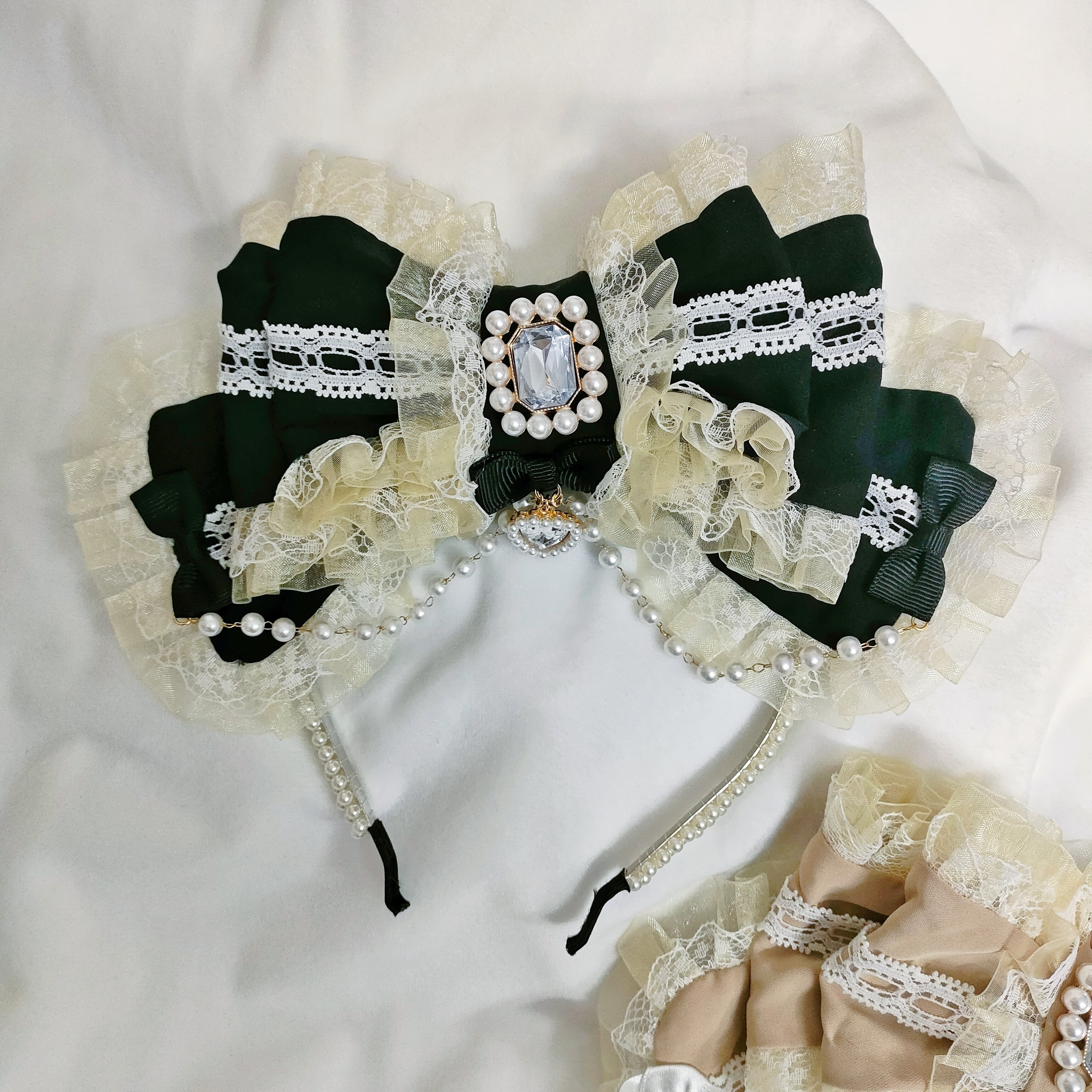 珍珠贝壳  Lolita发箍k其它饰品定制