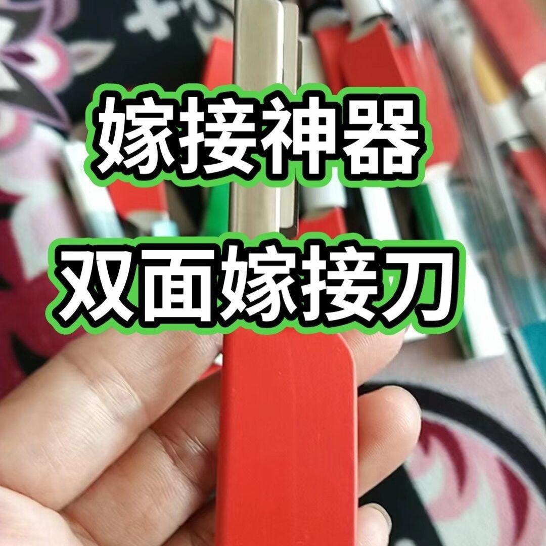 双面嫁接刀嫁接专用工具双头手持通用型茄子番茄辣椒劈接植物通用 鲜花速递/花卉仿真/绿植园艺 芽接刀 原图主图