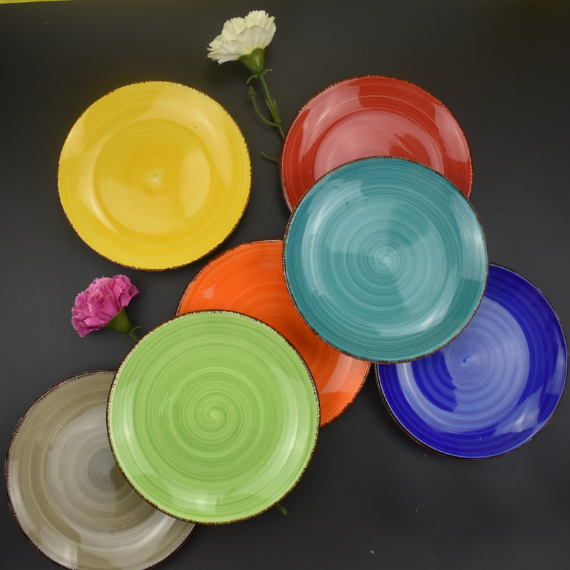 └潮流挂盘┐现代简约装饰盘子挂盘墙美式复古盘子上墙挂件餐馆主