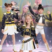 爆款 米拉佐伊打歌服万圣节cos儿童表演服套装 猎魔女团K POP鲁米