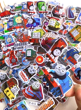 托马斯小火车儿童动画卡通贴画泡泡粘贴纸Thomas and Friends包邮