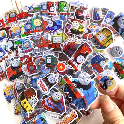 托马斯小火车儿童动画卡通贴画泡泡粘贴纸Thomas and Friends包邮