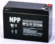 NPP耐普蓄电池NP12-10 12V10AH 免维护铅酸蓄电池太阳能’UPS电池