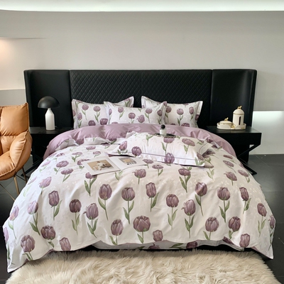 丽人凯  全棉高支高密珍丝大提花四件套 郁见未来（名）