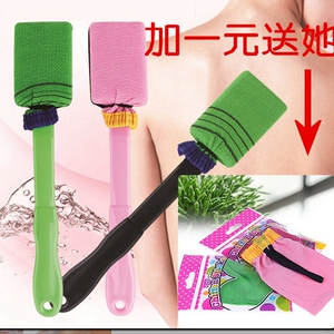 买二送一韩国沐浴刷长柄搓背刷擦背洗澡刷搓泥搓澡巾搓背神器