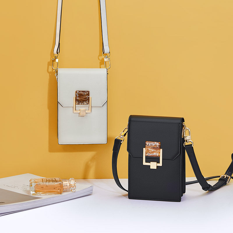 英皇保罗手机包袋女小斜挎包袋时尚新款百搭竖款迷你挂脖链条包潮