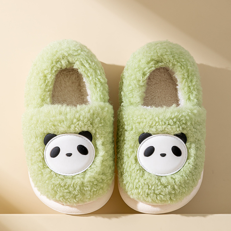 儿童棉拖鞋包跟男童秋冬2025新款居家室内女宝宝2岁1保暖毛毛棉鞋