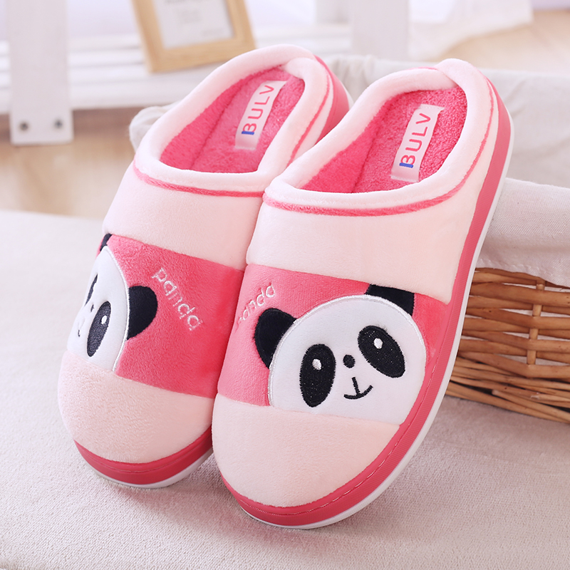 Chaussons enfants en suède pour hiver - semelle caoutchouc - Ref 1004009 Image 4