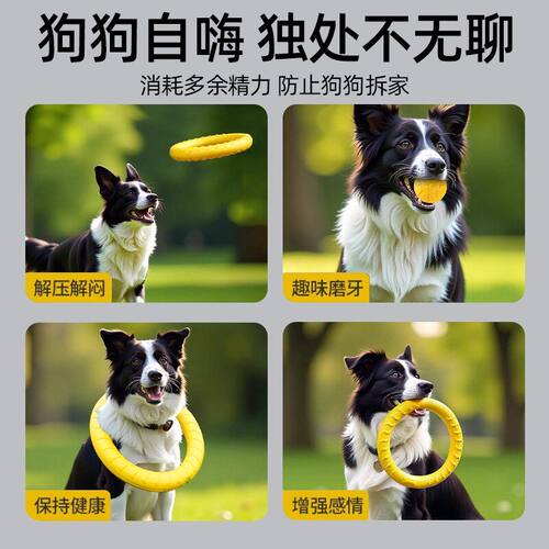 狗狗玩具大型犬圆环飞盘
