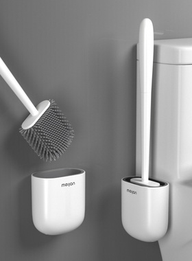 马桶刷家用免打孔厕所刷子卫生间2026新款高级感硅胶蹲坑清洁神器